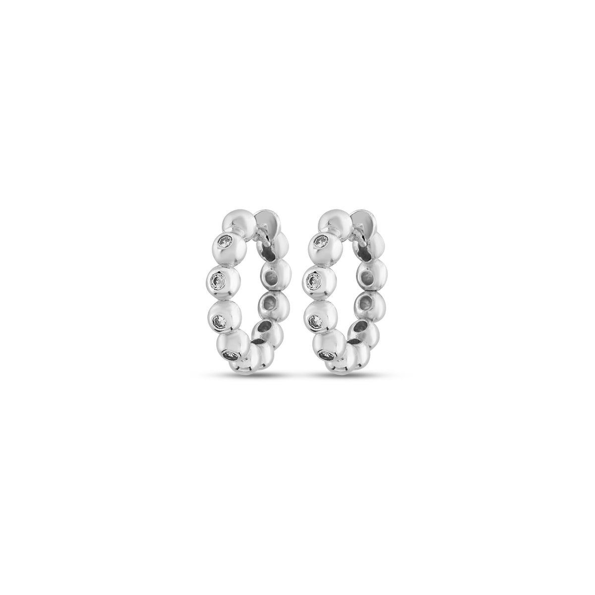 Bubble Shine Hoops