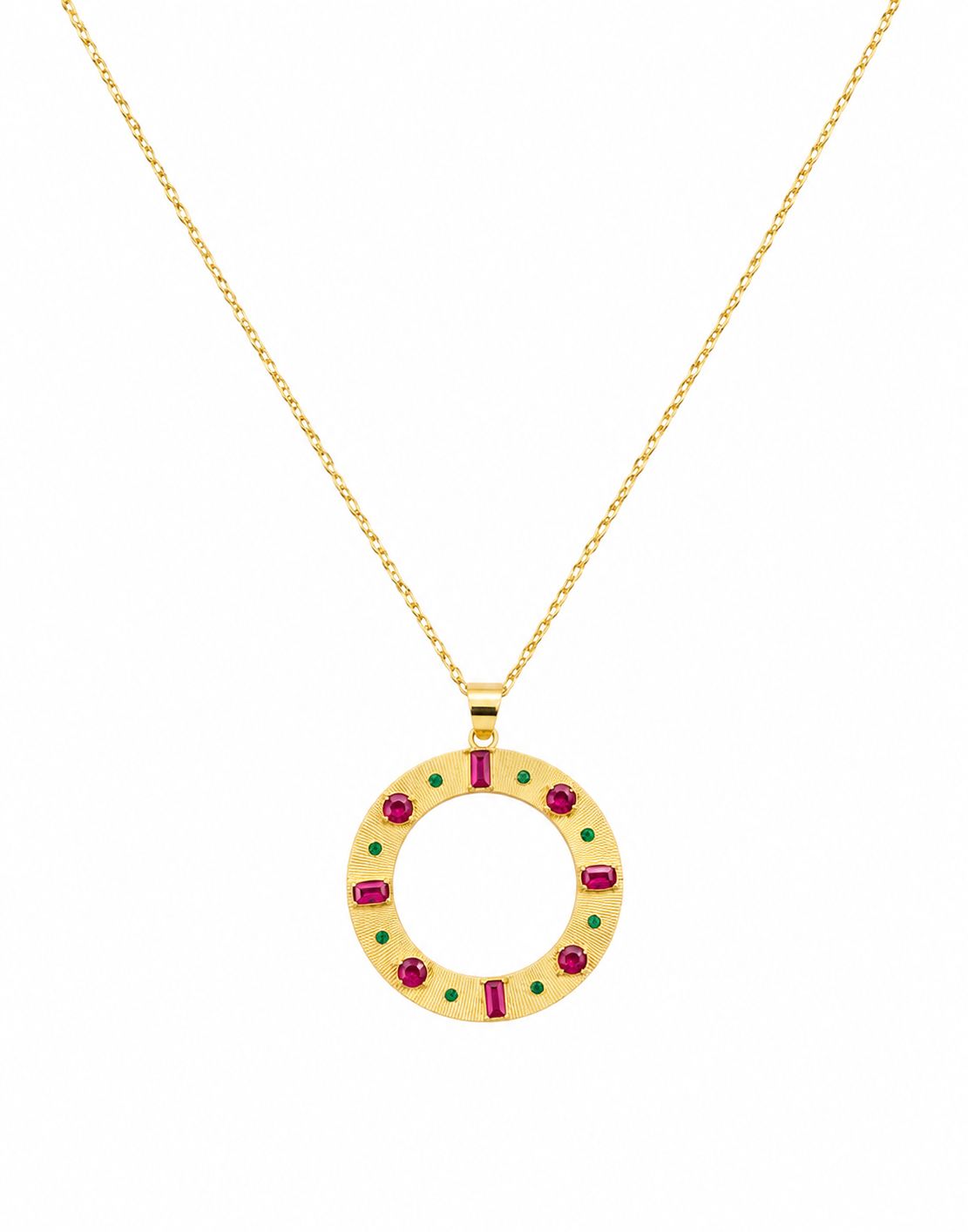 green & Rose Stone Set